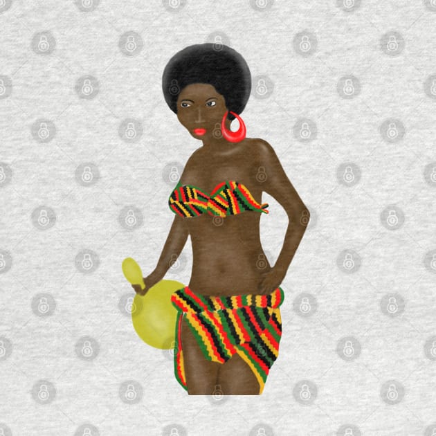 African Queen Kente Pattern by Merchweaver